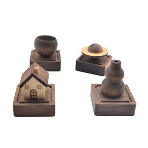 Natural Wooden Eco-Friendly Aromatherapy <b>Diffuser</b> with <b>Essential</b> <b>Oil</b> Holder for Home Scent Long-lasting & Durable All-Season Use - Product Image 3
