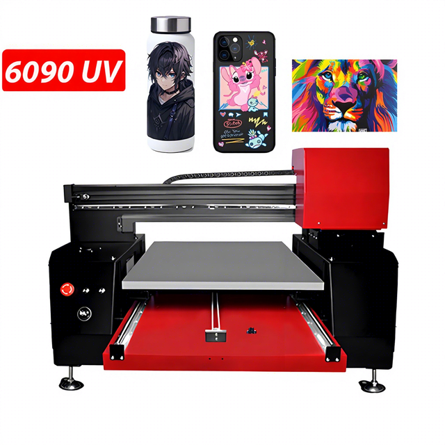 Refinecolor Large Format A1 Uv Dtf Sticker Printer Uv Flatbed Printer 6090 Industrial Printing Equipment for Board Acrylic Glass