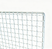 Grille de cuisson carrée en acier inoxydable 304 pour barbecue, résistante à la chaleur, durable, professionnelle, pour usage commercial