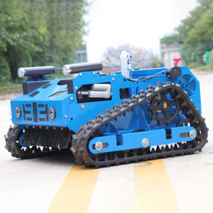 Tondeuse à gazon hybride essence-électrique sans fil télécommandée 500 mm 4 temps, hauteur de coupe réglable, industrielle, DIY, remplaçable, conforme EPA - Product Image 6