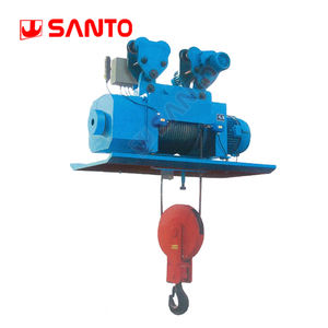 Atap Menarik Cargo Lifting Remote Kontrol Nirkabel 5 Ton <span class=keywords><strong>Electric</strong></span> Wire Rope <span class=keywords><strong>Hoist</strong></span> Mekanik <span class=keywords><strong>Hoist</strong></span> <span class=keywords><strong>Hoist</strong></span> Hook - Product Image 4