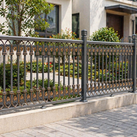 Rampe de protection pour balcon extérieur en aluminium traité thermiquement, multicolore au choix, écologique, garantie à vie