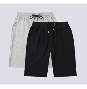 Men's 100% Cotton Custom logo Summer Casual <b>Cargo</b> Wholesale designer Personalized Stitched <b>Elastic</b> <b>Waist</b> <b>Shorts</b> with Pockets - Product Image 3