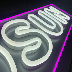 Outdoor 3D Embossed Logo Letters Durable Raised Metal <strong>Sign</strong> Weatherproof Brand <strong>Plaque</strong> for Storefront <strong>and</strong> Office - Product Image 5