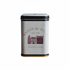 90x90x125 mm Vintage Café-Inspired Linen Texture Design Square Metal Tin <b>Box</b> 1L Slip Lid Coffee & <b>Tea</b> Accessories - Product Image 2