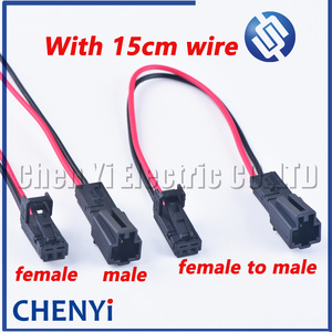 Lampu pintu mobil 2 Pin lampu LED Interior colokan konektor Speaker Pigtail untuk Beetle Golf A3 A4 A6 4B0971832 4E0972575 - Product Image 1