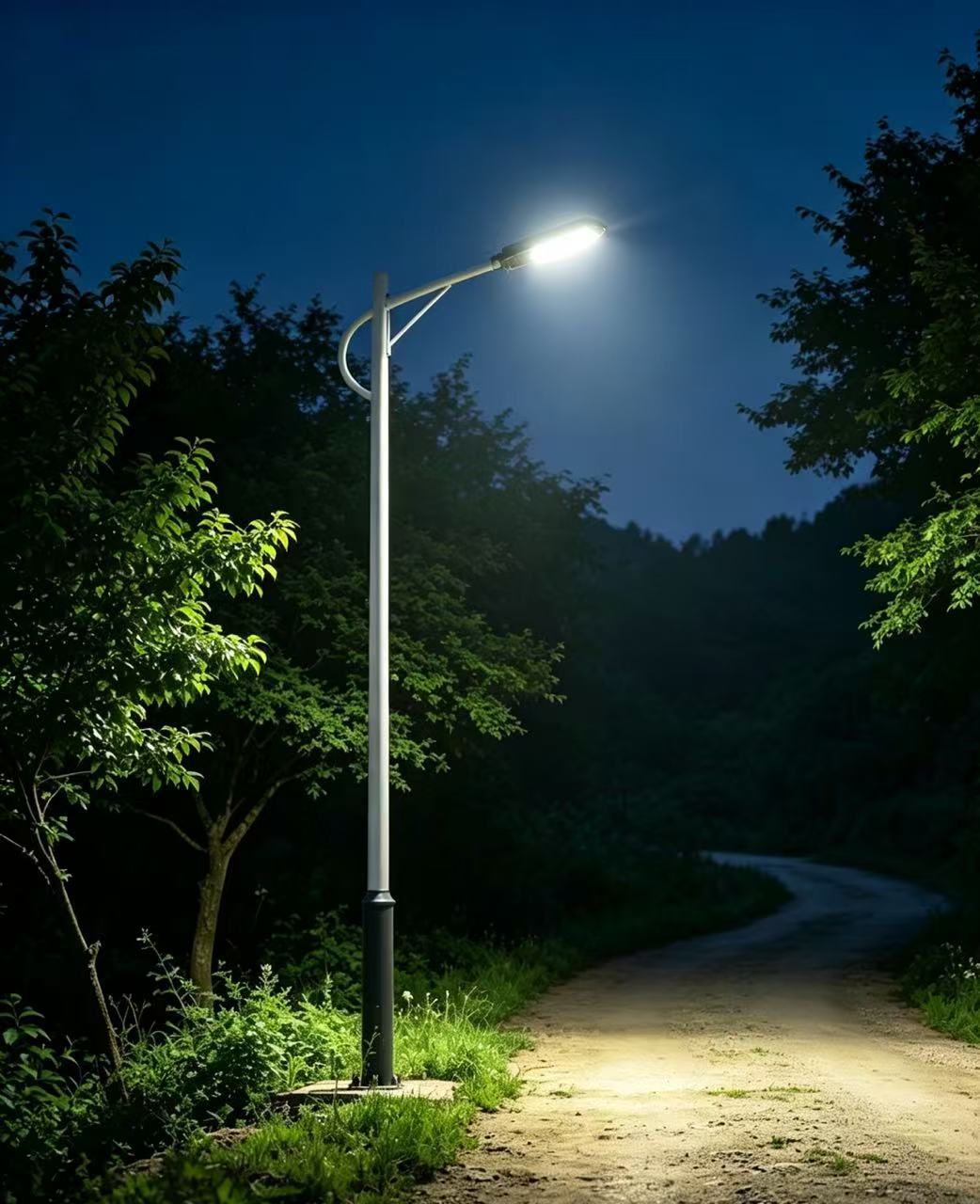 All-In-One Outdoor Aluminum Alloy LED Solar Street Light Battery IP65 Waterproof 5-Year Warranty ROHS CE Certified 3000-6500K · image 2