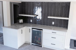 Mueble Barra de Bar Personalizado CANA Shaker, Precio de Fábrica, Estación de Bebidas Modular para el Hogar con Almacenamiento de Vino y Puertas de Vidrio - Product Image 5
