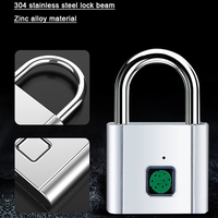 Cadenas intelligent personnalisé par le fabricant, sécurité maximale, mini cadenas à empreintes digitales, cadenas intelligent pour valise de voyage