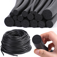 Bande d'étanchéité professionnelle en mousse EPDM de 3 mm de diamètre, étanche et insonorisante, dureté 45-80 Shore pour porte de boîtier électrique
