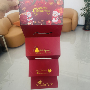 การ์ดคริสต์มาส โปสเตอร์รักษ์โลก & ที่ใส่<span class=keywords><strong>บัตร</strong></span>ของขวัญเงินสด 6 ช่อง - กระดาษออฟเซ็ต พิมพ์โลโก้ตามสั่ง & ปั๊มฟอยล์ พร้อมเซอร์ไพรส์ - Product Image 2