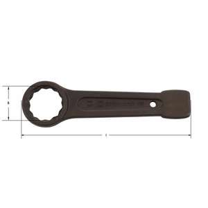 AMPCO - SW2055S Clé à frappe Safewrench, Clé à molette en acier (métrique), clés et clés à molette - Product Image 1