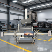 Équipement professionnel d'alignement 3D des roues pour camions lourds – Machine d'alignement 4 roues haute technologie – Outil de mesure pour atelier – Certifié CE