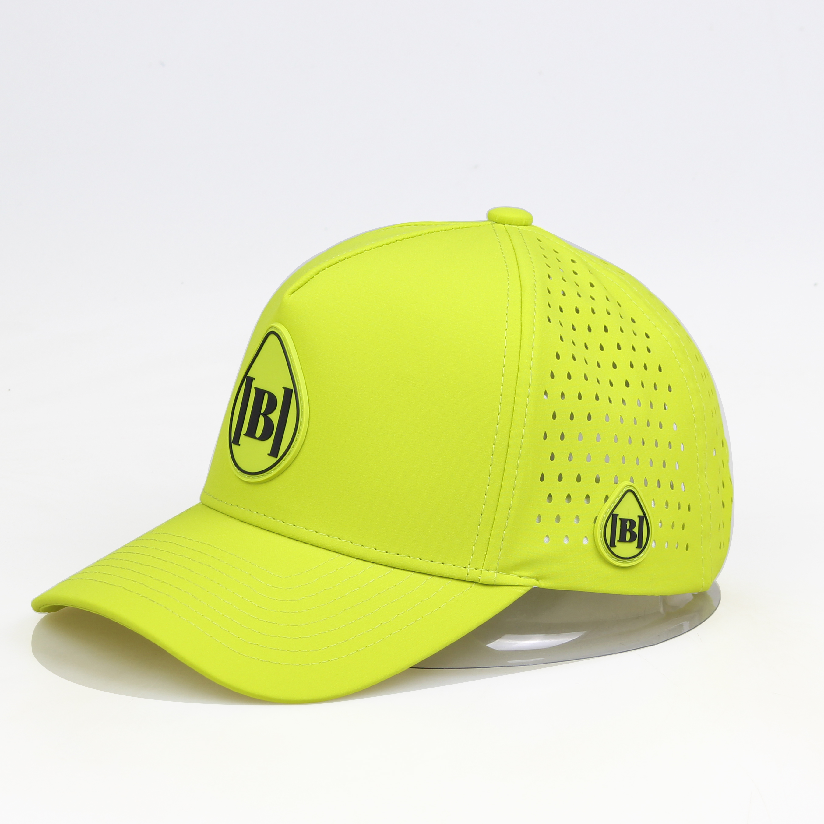 5 panels Fluorescent Green
