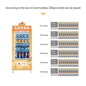 Distributeur automatique de type crochet JSK avec 36 emplacements pour produits créatifs étuis de téléphone et porte-clés <span class=keywords><strong>paiement</strong></span> par carte et point d'accès Wifi - Product Image 3