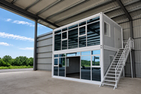 Maison conteneur extensible sur mesure 20 pieds 40 pieds, préfabriquée, modulaire, portable, prête à l'emploi