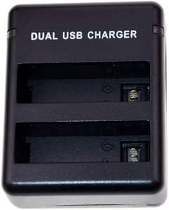 2 baterías + cargador dual para Hero <span class=keywords><strong>4</strong></span> Black AHDBT-401, batería de iones de litio, 3,7 V, 1160mAh, plástico a prueba de polvo - Product Image 5