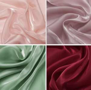 Lily satin Organza vải có độ bóng cao satin tráng men sợi mềm mịn và mềm Streamer hiệu suất Hanfu váy cưới vải - Product Image 4