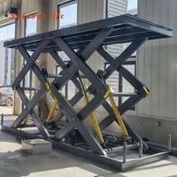 Plateforme élévatrice à ciseaux verticale fixe, électrique et hydraulique, robuste, pour usage souterrain, directement de l'usine