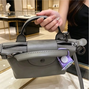 <b>Mini</b> Dumpling Crossbody <b>Bag</b> <b>Black</b> Leather Style Women Shoulder Handbag - Product Image 4