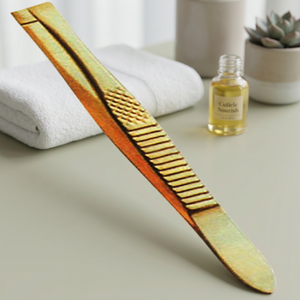 Pinzas para Cejas Antiestáticas de Acero Inoxidable Ecológicas ASAP, Punta Inclinada, Aplicador Puntiagudo, Herramientas de Maquillaje - Product Image 4