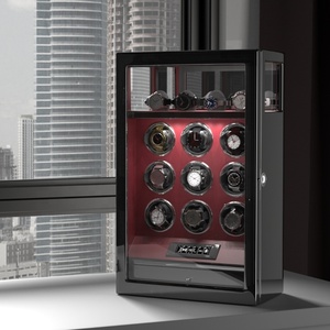 Ở nước ngoài kho miễn phí vận chuyển 9 + 4 vân tay xem Winder Chất lượng cao Red xem Winder Box Led với màn hình cảm ứng - Product Image 1