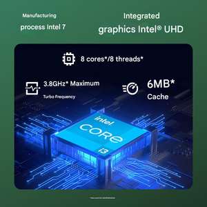Portátil para estudiantes Youyue Air 16 al por mayor, económico, con Intel i3 de 8 núcleos, 16 GB de RAM, SSD de 512 GB, pantalla IPS de 16 pulgadas, Windows 11, portátil empresarial. - Product Image 5