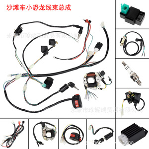 ชุดสายไฟรถเอทีวี ZhenNiRui 110cc ไดโนเสาร์ สตาร์ทไฟฟ้า CDI ชุดหัวเทียน ชุดประกอบสปาร์คปลั๊ก สำหรับมอเตอร์ไซค์ทั่วไป 12V - Product Image 4
