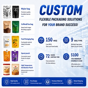 Bolsa de Aluminio Mate con Impresión Digital Personalizada, Bolsa Resistente a la Humedad para Envasado de Alimentos y Café - Product Image 4
