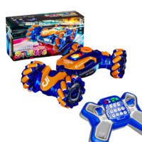 Voiture télécommandée MST Toys 360 degrés avec fonction montre gestuelle, éclairage coloré, musique et pulvérisation, voiture de cascades