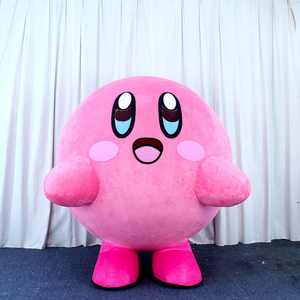 Efun MOQ 1 PIECE Inflatable Cartoon Character <strong>Kirby</strong> Mascot <strong>Costume</strong> for Sale Plush <strong>Costumes</strong> for Holiday Event - Product Image 1