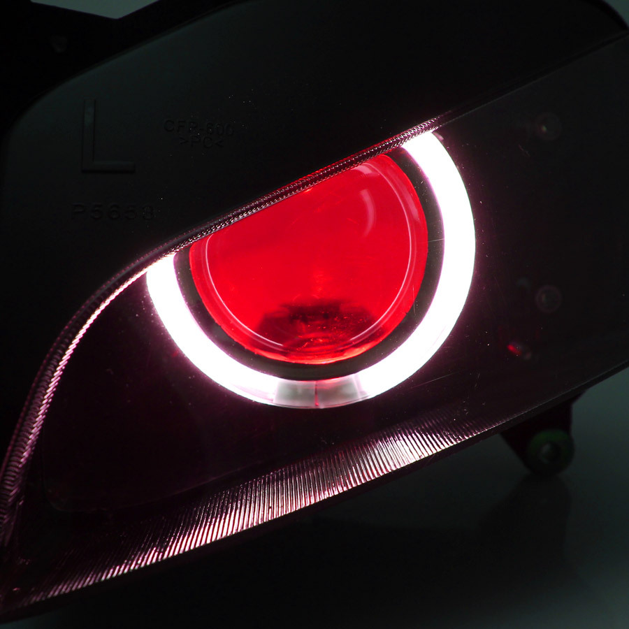 White Angel Eyes Red Evil Eye