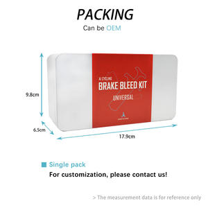 AI CYCLING <span class=keywords><strong>Kit</strong></span> de purga de freno de bicicleta 99% Universal Bike <span class=keywords><strong>Kit</strong></span> de purga de freno de disco hidráulico Juego de herramientas <span class=keywords><strong>Kit</strong></span> de purga de aceite Herramientas - Product Image 6