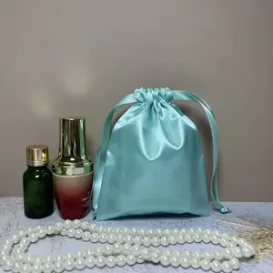 Wholesale Small Cheap Custom Luxury Cotton Velvet Satin Suede Satin Silk Drawstring Dust Bag For Shoes Handbags