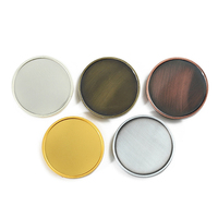 Vente en gros de pièces vierges de monnaie de 30/40/50 mm en alliage de zinc, acier inoxydable, laiton, pour gravure laser