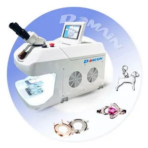 Domein Desktop Sieraden Laserlasmachine Voor Ringarmband Platina Goud Zilver Kleine Puntlasmachine