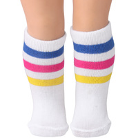 Nouveau style de chaussettes pour poupées, style été, accessoires pour poupées en tissu, bas longs, directement de l'usine