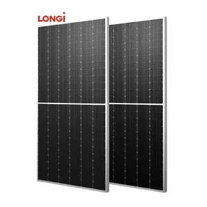 A sınıfı Longi Hi-Mo 4 5 6 Bifacial GÜNEŞ PANELI 550W 555W 570W 580W 590W LR5-72HGD modeli