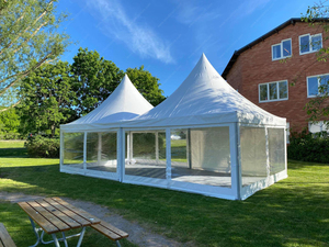 Carpa Gazebo de Aluminio Impermeable de 20x20 pies para Eventos al Aire Libre, Bodas y Fiestas - Product Image 5
