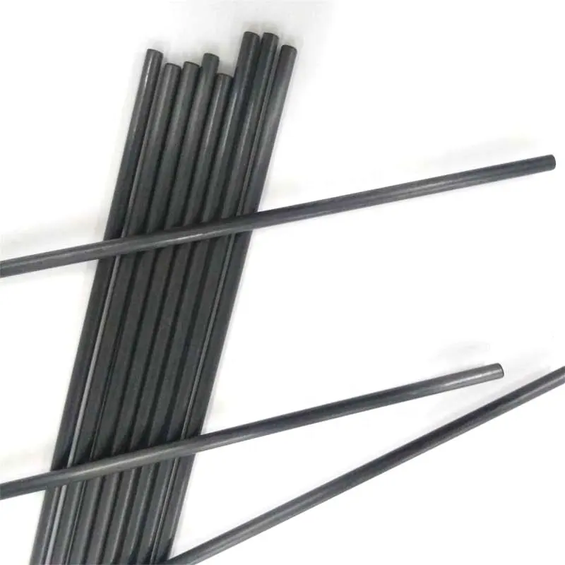 Alta resistência pultruded fibra carbono hastes para seta atacado fibra carbono hastes