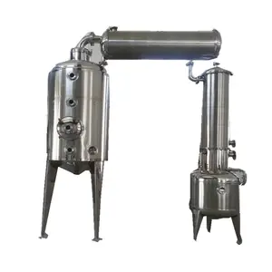 Evaporador de concentración multiefecto de acero inoxidable, efecto único, efecto doble, triple efecto, evaporador de película descendente