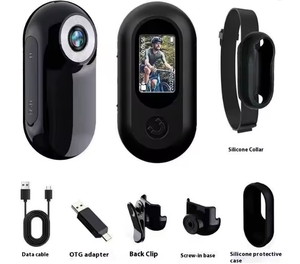 Mini Videocámara HD 1080P con Pantalla, Cámara Deportiva DV, Grabadora <span class=keywords><strong>de</strong></span> Bolsillo Portátil para Mascotas, Motocicleta, Bicicleta, Regalo - Product Image 1
