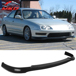 Compatible con Acura Integra 1998-2001 Tipo R/TR, Labio de Parachoques Delantero Estilo TR, Negro Sin Pintar - Product Image 1
