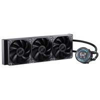 Refroidisseur CPU AIO SNOWMAN KL360 avec affichage de la température, radiateur liquide AIO pour processeur de bureau LGA 1851 1700 1200 115x 1366 AM5 AM4