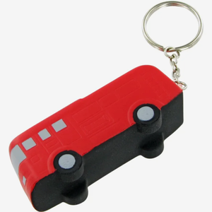 พวงกุญแจรถดับเพลิงแบบกำหนดเอง ของเล่นบีบคลายเครียด ของที่ระลึกส่งเสริมการตลาด พิมพ์โลโก้ ของขวัญจำนวนมาก - Product Image 4