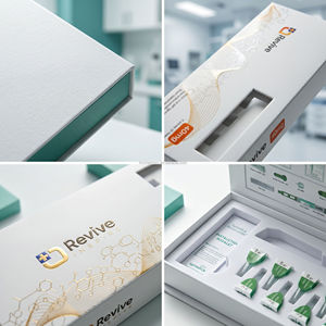 Durable Rigid Paper Storage <b>Box</b> with UV Custom Printing, Magnetic Closure and Eco Friendly Applicator <b>Pen</b> Set Packaging - Product Image 4