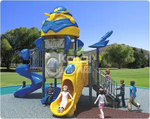 Popular and high quality imported Plastic kids outdoor playground equipment