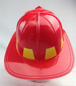 2020 새로운 레드 소방관 모자 성인 소방관 어린이 소방관 플라스틱 헬멧 C1444