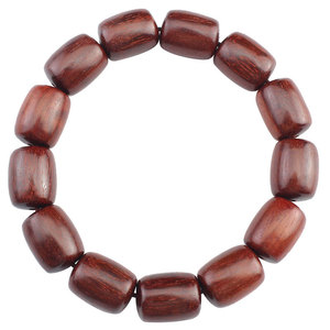 Zambian Blood Sandalwood <b>Bracelet</b> 15x15mm Geometric <b>Beads</b> Everyday Wear Jewelry for <b>Men</b> Women - Product Image 5