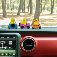 Canard de bain écologique en gros pour bébés, jouet flottant personnalisé en caoutchouc jaune, mini canard de salle de bain fantaisie pour garçons et filles